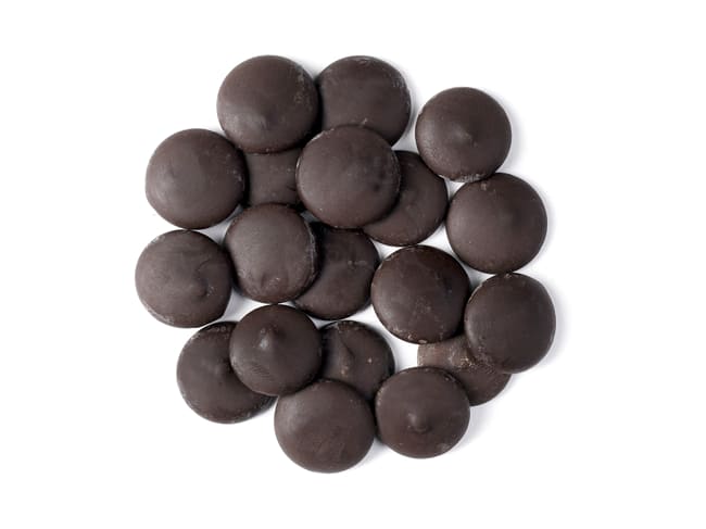 Force Noire Dark Laboratory Chocolate Pistoles - 50% cocoa - 500 g - Cacao Barry