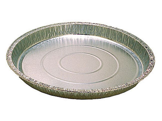 Set of 100 Aluminium Tart Moulds - Ø 21.4cm