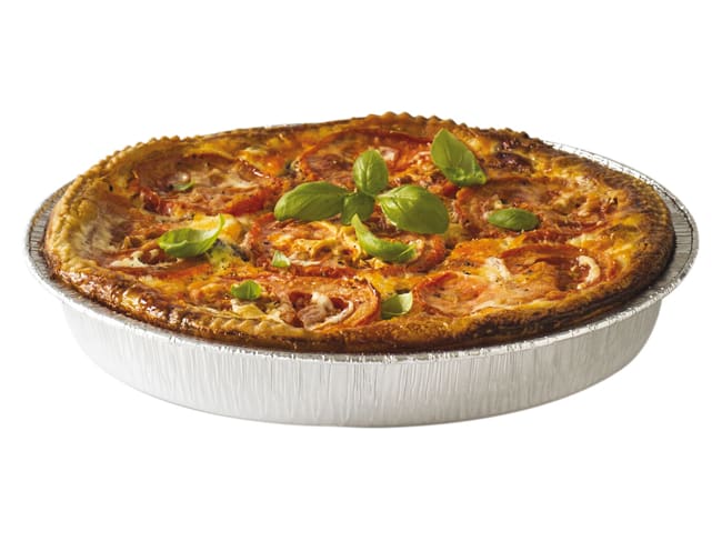 Set of 100 Aluminium Tart Moulds - Ø 23cm