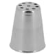 Bird Nest Piping Nozzle - Stainless Steel - thick perforations - Mallard Ferrière