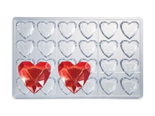 Diamond Heart Chocolate Mould