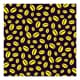 Chocolate Transfer Sheet - Yellow Coffee Beans (x 10) - Mallard Ferrière