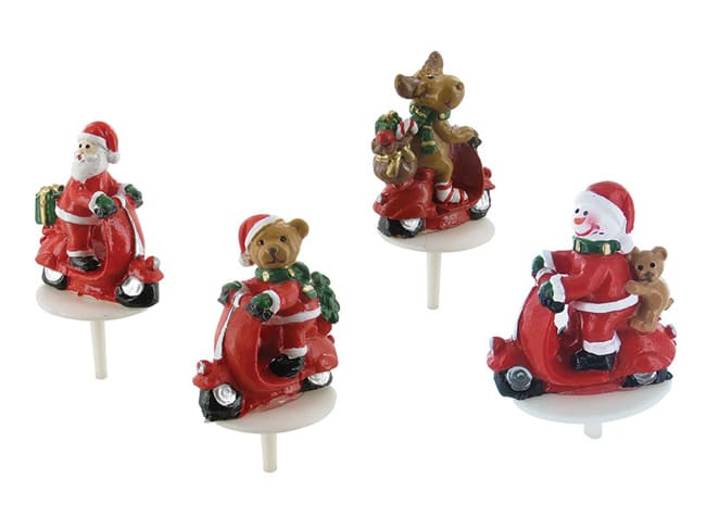 Set of 50 Christmas Cake Toppers
