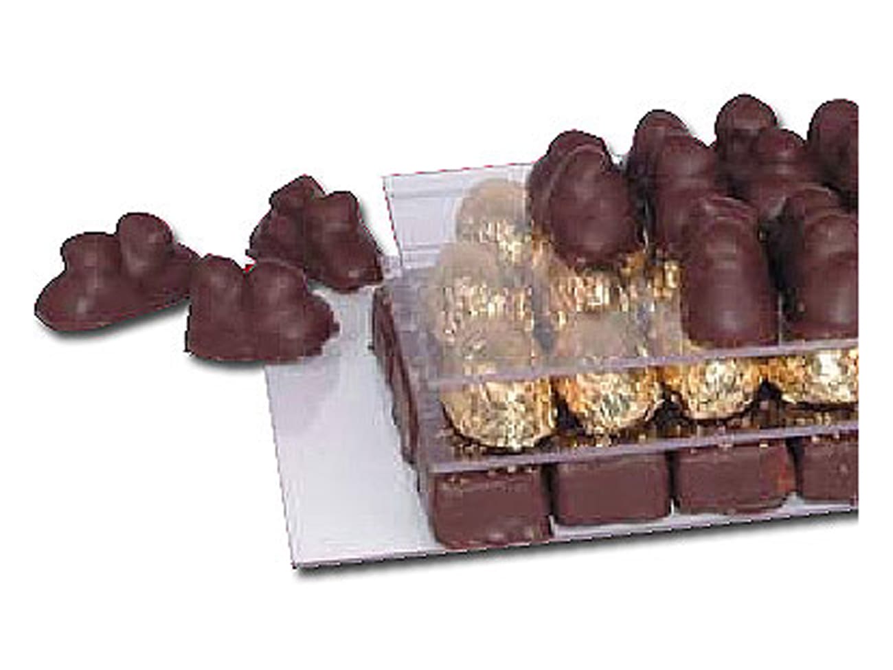 PVC Plastic Tray - For chocolate display - 25x20cm - Mallard Ferrière ...