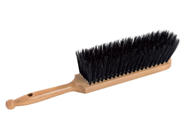 Dutch Flour Brush with Black Bristles