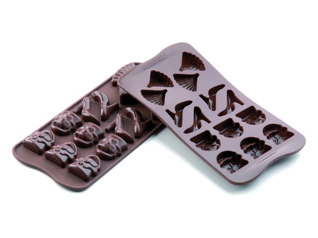 Silikomart Silicone Easy Chocolate Mold, Winter