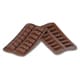 Silicone Chocolate Mould - 14 wave rectangles - Easy Choc - Silikomart