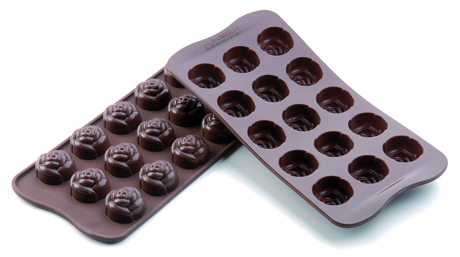 Easy Choc Silicone Chocolate Mould 15 Roses 21,4cm x 10,6cm