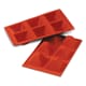 SiliconFlex Silicone Mould - 6 pyramids 7,1 x 7,1cm - 30 x 17,5cm - Silikomart