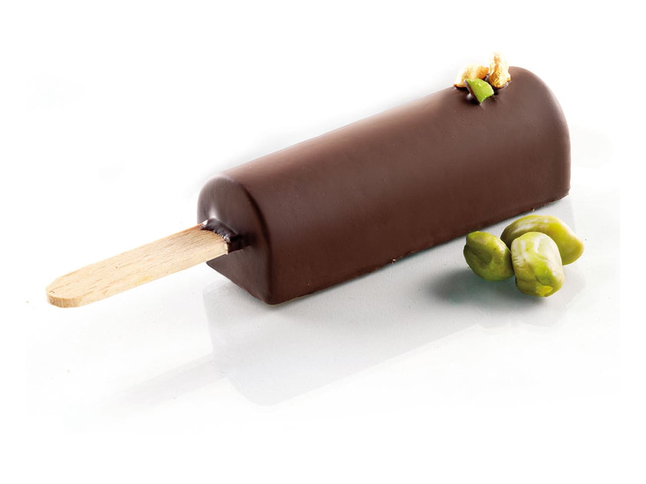 Ice Cream Silicone Mould 10 Rounded Bars 40 x 12cm Silikomart