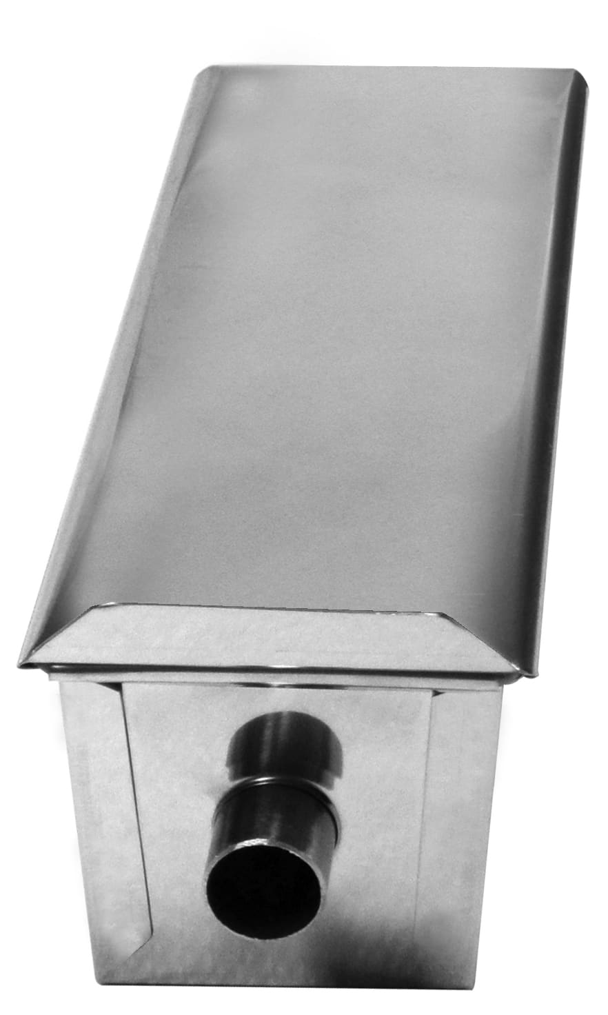 Stainless steel loaf cake mould with cylinder insert 25 x 8 x 8cm