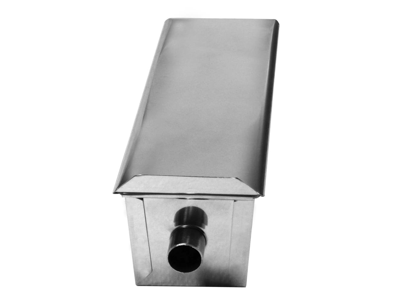 Stainless steel loaf cake mould with cylinder insert 30 x 8 x 8cm