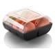 Macado Macaron Box - Black - 6 macarons - Silikomart
