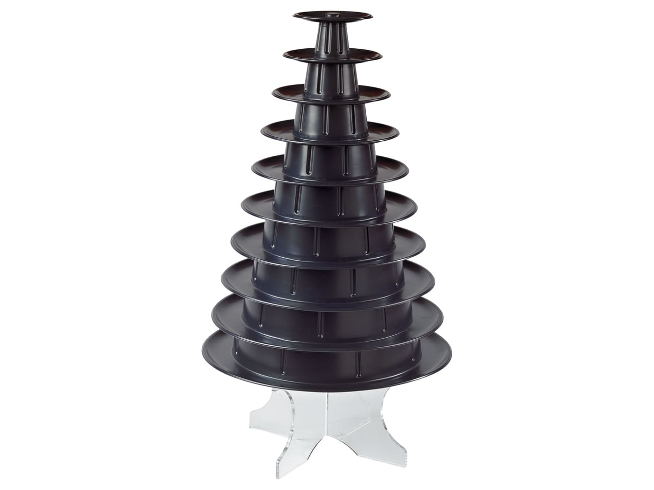 Black Macaron Pyramid Stand - Mallard Ferrière - Meilleur du Chef
