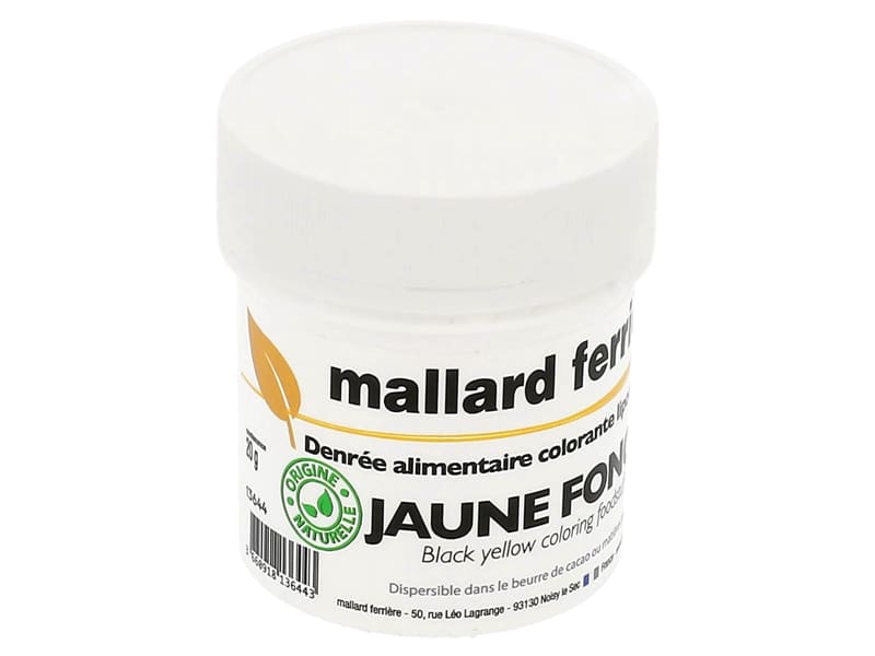 Natural Food Colouring Powder 20g Dark Yellow Fatsoluble Mallard