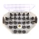 Set of 26 Piping Nozzles - for small decorations - Mallard Ferrière