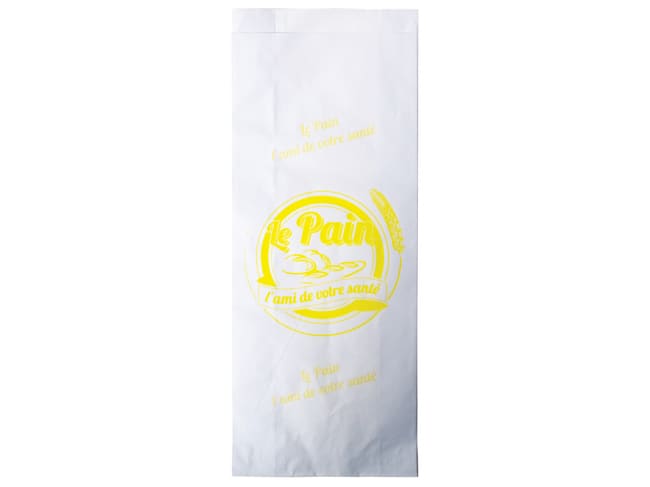 Paper Bread Bag (x 250) - White kraft 40g - 36 x 14cm