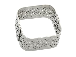 Mini perforated square tart ring