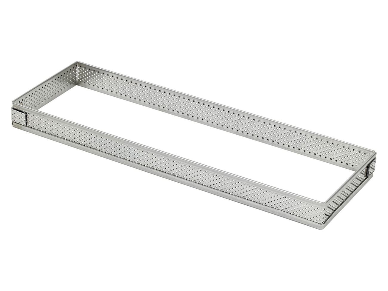 Perforated Stainless Steel Rectangle Ring - ht 2cm - 24 x 8cm - Mallard ...