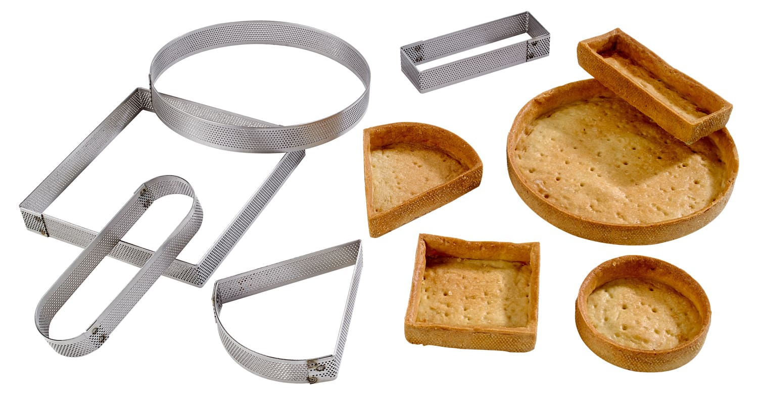 Perforated Stainless Steel Square Ring - ht 2cm - 8 x 8cm - Mallard ...