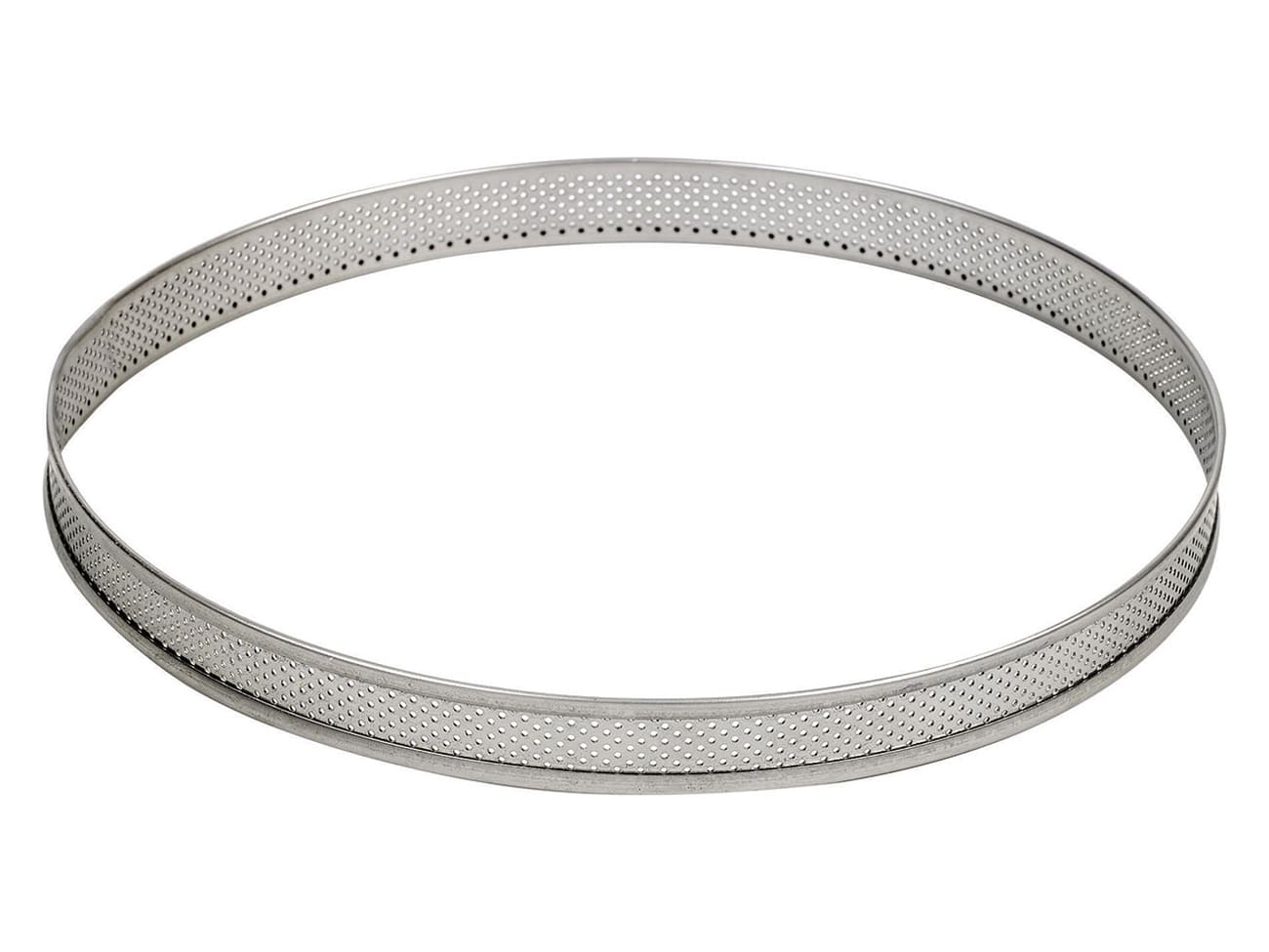 Perforated Stainless Steel Tart Ring ht 3.5cm Ø 20cm Mallard