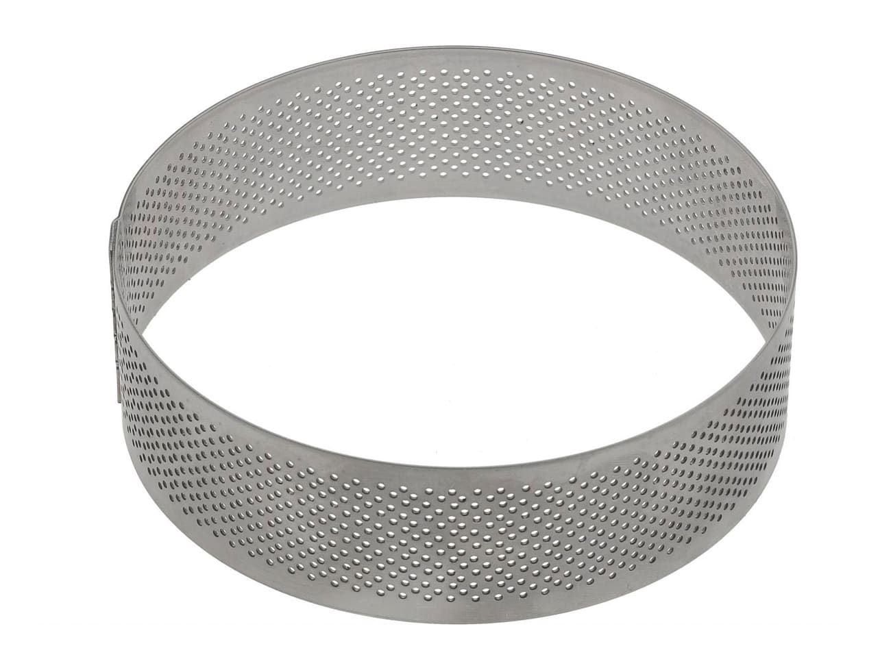 Perforated Stainless Steel Tart Ring - ht 3.5cm - Ø 8cm - Mallard ...