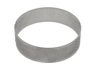 Perforated Stainless Steel Tart Ring