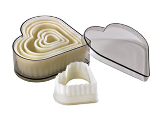 Heart Fluted Pastry Cutters