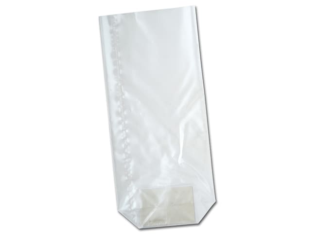 Polypropylene Bag with Cardboard Base (x 100) - 12 x 27.5cm - Mallard Ferrière