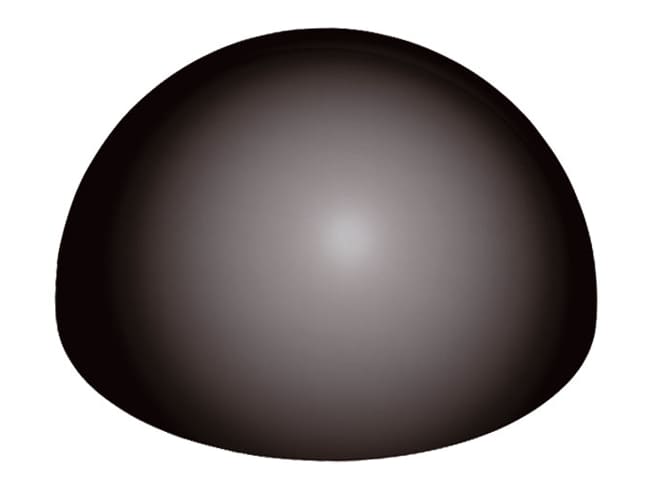 Professional Silicone Mould - 28 Half Spheres Ø 7cm - 60 x 40cm - Mallard Ferrière