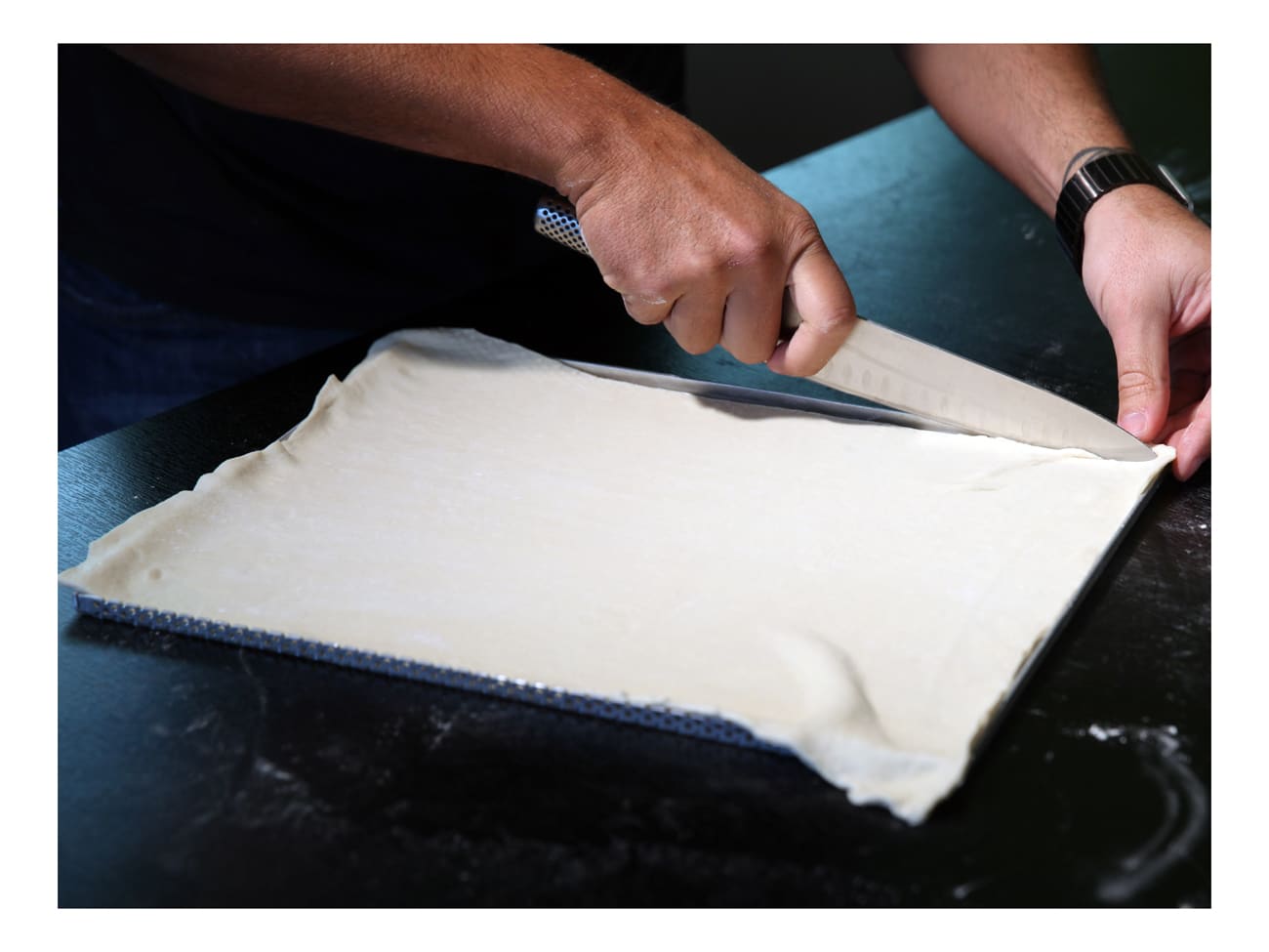 Puff Pastry Baking Tray 53 x 32.5cm Mallard Ferrière Meilleur du Chef