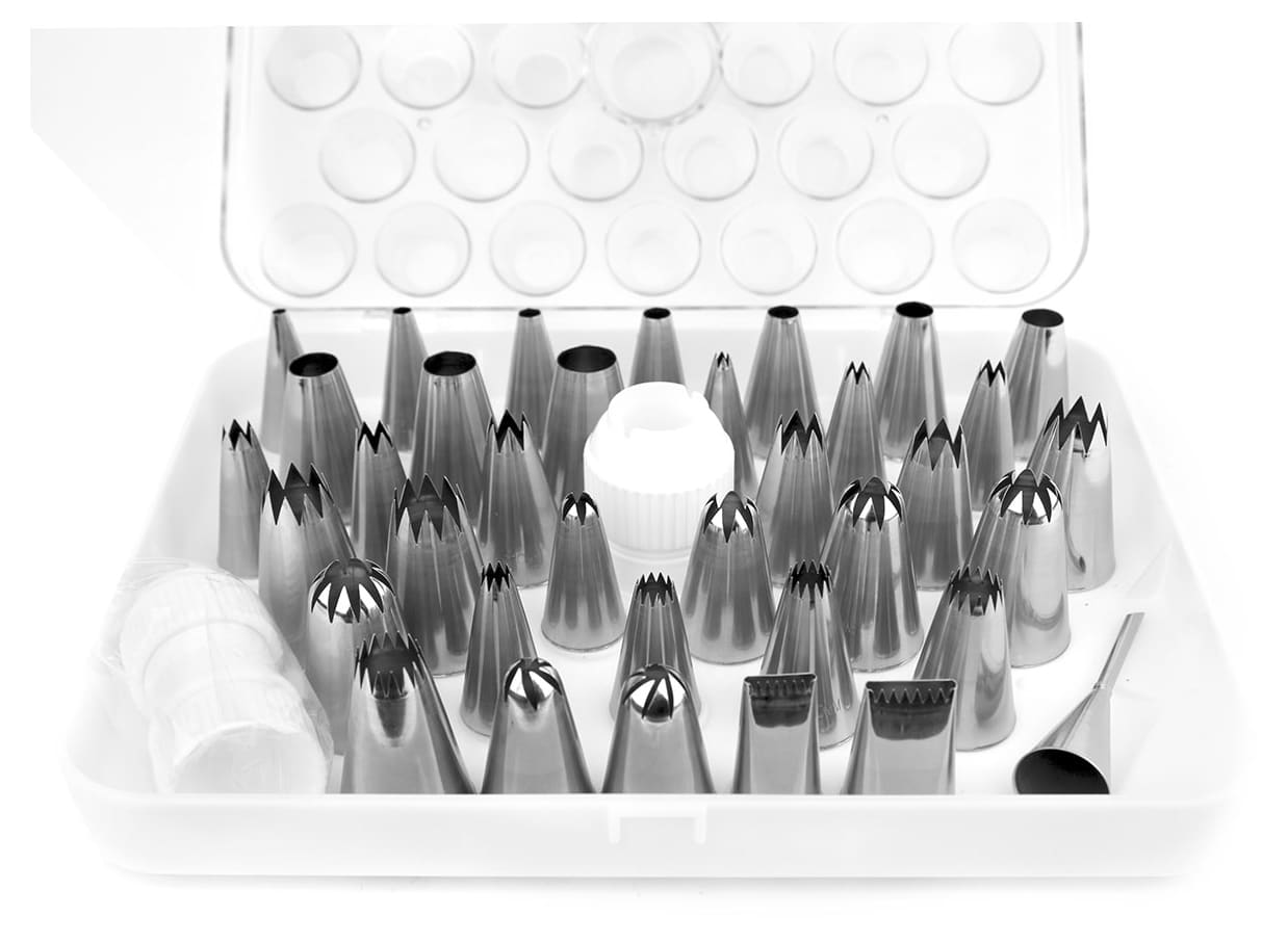 Set of 36 Stainless Steel Piping Nozzles Mallard Ferrière Meilleur