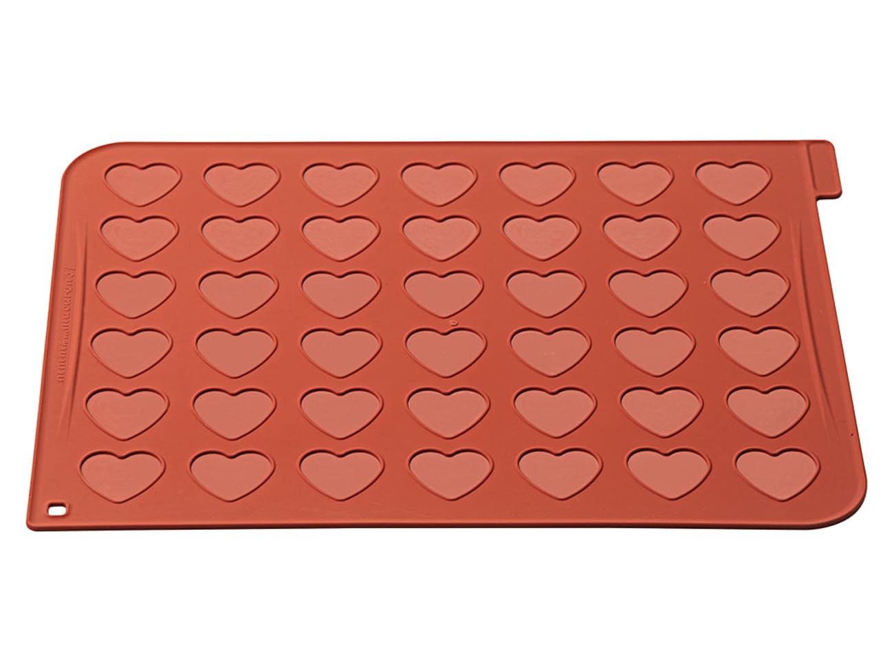 Slicone Baking Sheet for 42 Heart Shaped Macarons 40 x 30cm Silikomart Meilleur du Chef