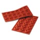 SiliconFlex Silicone Mould - 18 savarin shapes Ø 7,2cm - 30 x 17,5cm - Silikomart