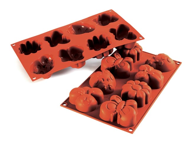 SiliconFlex Silicone Mould - 8 prints, 7.7 x 5.7cm - Silikomart
