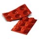 Flexible Silicone Mould - 6 Daffodils Ø 7,6cm - 30 x 17,5cm - Silikomart