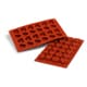 SiliconFlex Silicone Mould - 24 heart savarins 3,7 x 3,6cm - 30 x 17,5cm - Silikomart