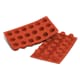 SiliconFlex Silicone Mould - 18 mini caneles Ø 3,5cm - 30 x 17,5 cm - Silikomart