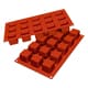 SiliconFlex Silicone Mould - 15 mini cubes 3,5 x 3,5cm - 30 x 17,5cm - Silikomart