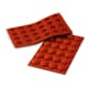 SiliconFlex Silicone Mould - 24 pomponnettes Ø 3,4cm - 30 x 17,5cm - Silikomart