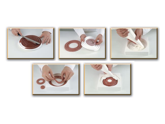 Moule en silicone multi-insert rond Silikomart