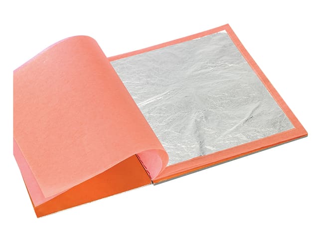 Silver Leaf Sheets - Booklet of 25 sheets