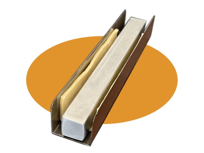 Stainless Steel Bar for Viennoiserie Mould - 25 x 2,5 x ht 2,5cm - Mallard Ferrière