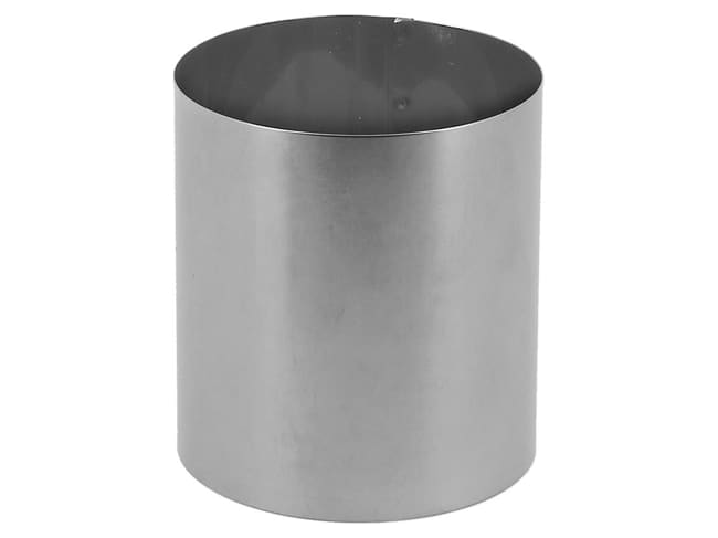 Stainless Steel Deep Ring - Ø 7cm x ht 9cm - Mallard Ferrière