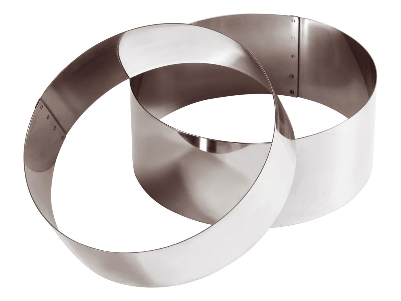 Stainless Steel Deep Ring for Wedding Cake Ø 26cm x ht 11cm Mallard
