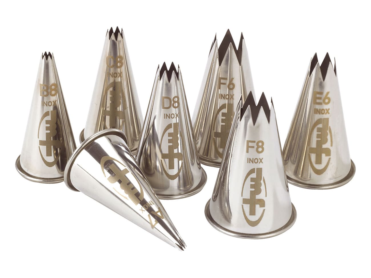 Stainless Steel Fluted Nozzle B5 (Ø 4mm) Mallard Ferrière