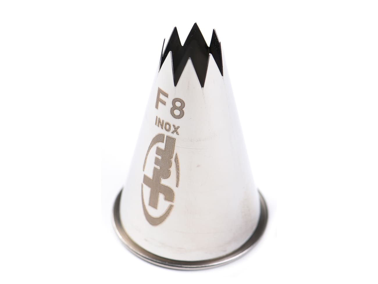 Stainless Steel Fluted Nozzle F8 (Ø 18mm) Mallard Ferrière