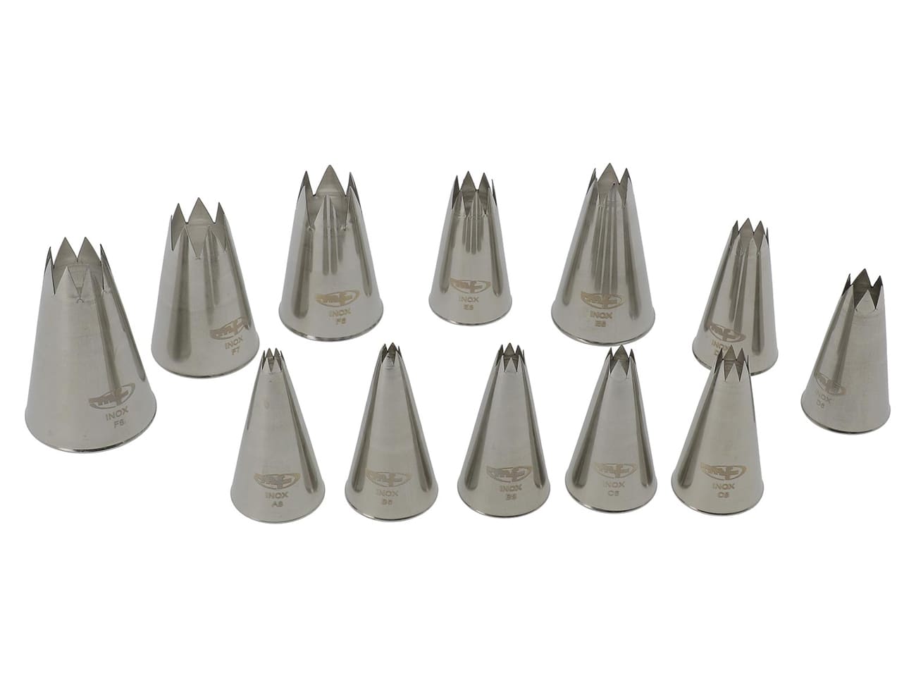 Buy Royale Mesum Stainless Steel 1M And 2D 2F Grass Nozzle Cake Icing Nozzles  Piping Tips Rose (Pack Of 4) Online at Best Prices in India - JioMart.
