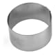 Stainless Steel Mousse Ring - Ø 7cm x ht 5cm - Mallard Ferrière