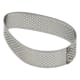 Almond-Shaped Stainless Steel Perforated Ring - 10 x 6.8 x H 2cm - Mallard Ferrière